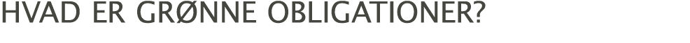 hvad er grønne obligationer 