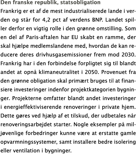 Den franske republik, statsobligation Frankrig er et af de mest industrialiserede lande i verden og står for 4,2 pct    