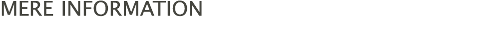 mere information