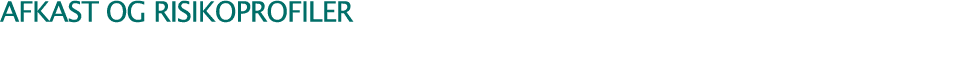  Afkast og risikoprofiler 