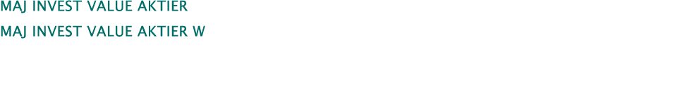  maj invest value aktier maj invest value aktier W