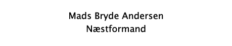 Mads Bryde Andersen Næstformand