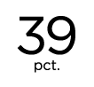 39 pct.