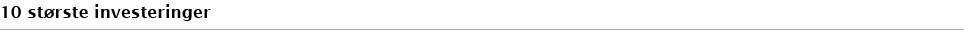 10 st rste investeringer