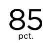 85 pct.