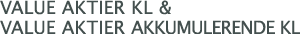 value aktier KL & value aktier akkumulerende KL
