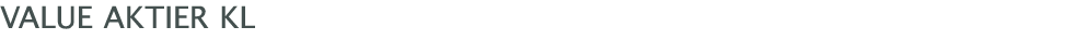  Value Aktier KL