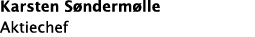 Karsten S nderm lle Aktiechef 