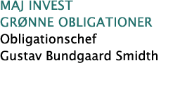 Maj Invest Grønne Obligationer Obligationschef Gustav Bundgaard Smidth
