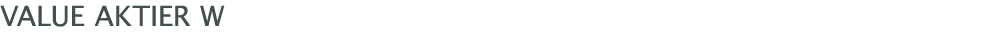  Value Aktier W