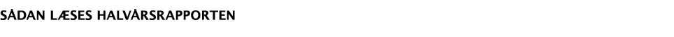 SÅDAN LÆSES halvÅRSRAPPORTEN
