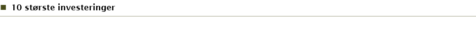10 st rste investeringer