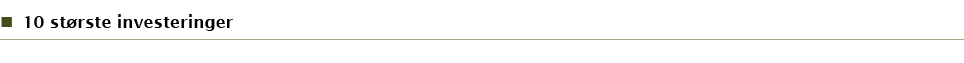 10 st rste investeringer