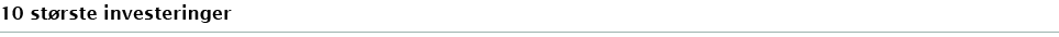 10 st rste investeringer