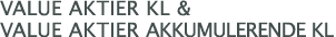 value aktier KL & value aktier akkumulerende KL