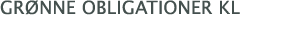 Grønne obligationer KL