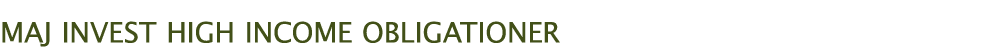 MAJ INVEST HIGH Income OBLIGATIONER