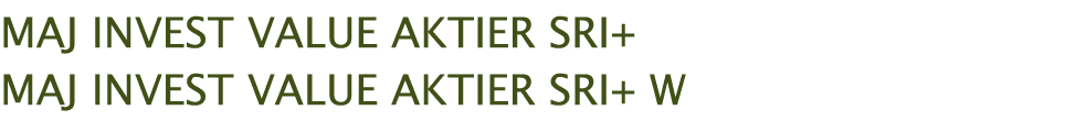  maj invest value aktier SRI+ maj invest value aktier SRI+ W 