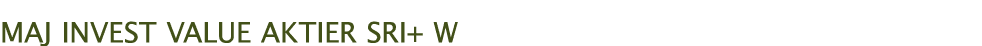 MAJ INVEST Value AKTIER SRI+ W