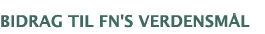bidrag til fn's verdensmål