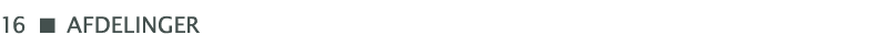  ￼ afdelinger