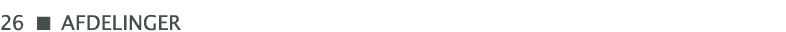  ￼ afdelinger