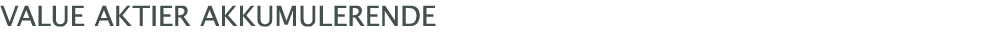 ﻿Value Aktier Akkumulerende