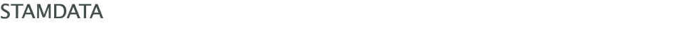 ﻿Stamdata