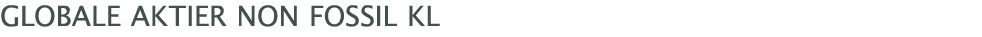 ﻿Globale Aktier non fossil KL