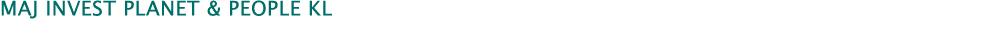 MAJ INVEST Planet & People KL
