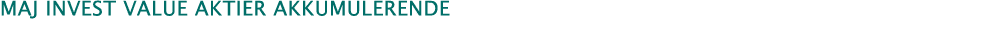 MAJ INVEST Value AKTIER AKKUMULERENDE
