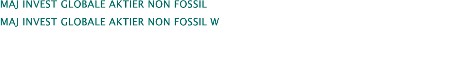 ﻿maj invest Globale aktier non fossil maj invest globale aktier non fossil W 